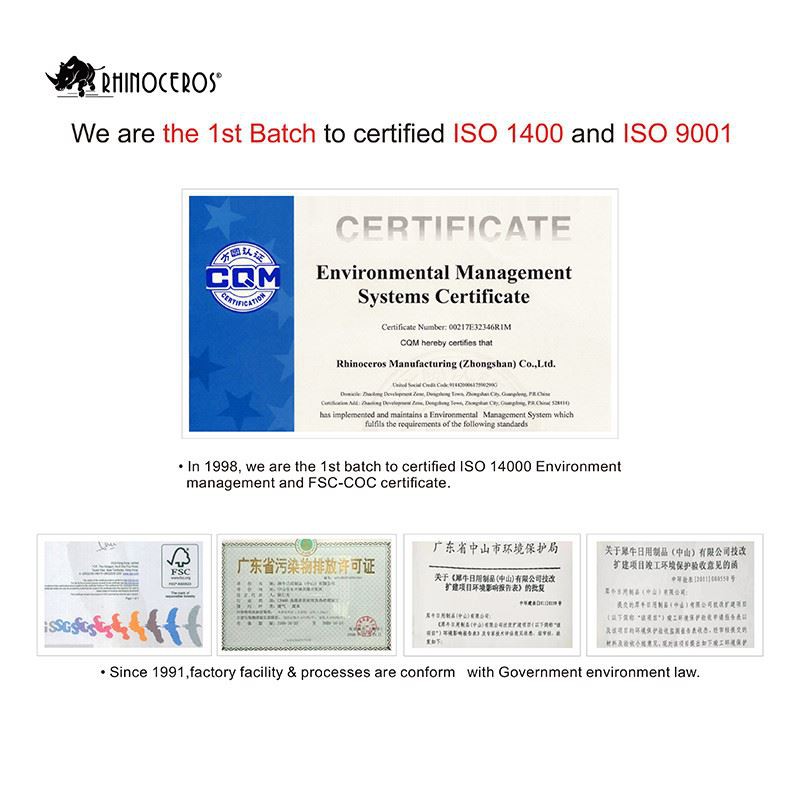 ISO certificate