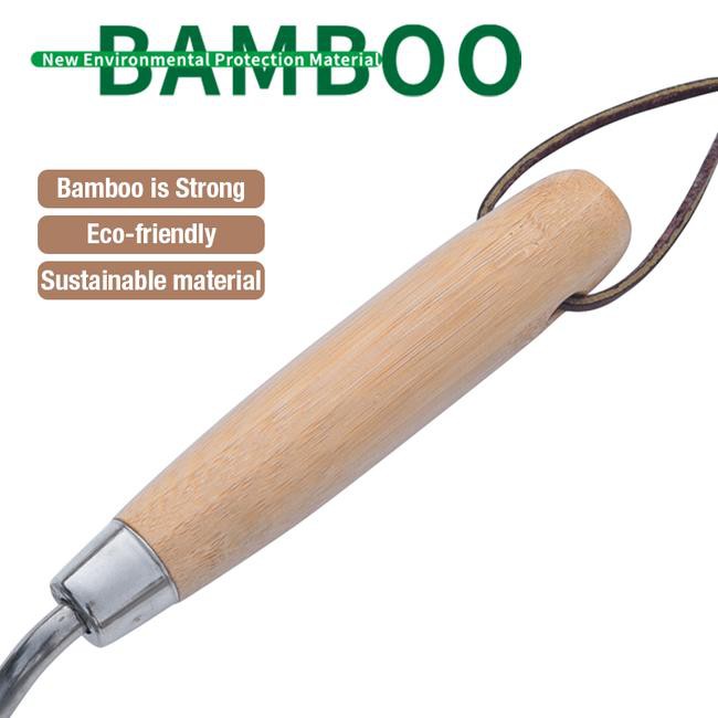 Bamboo handle gardening tools hand trowel