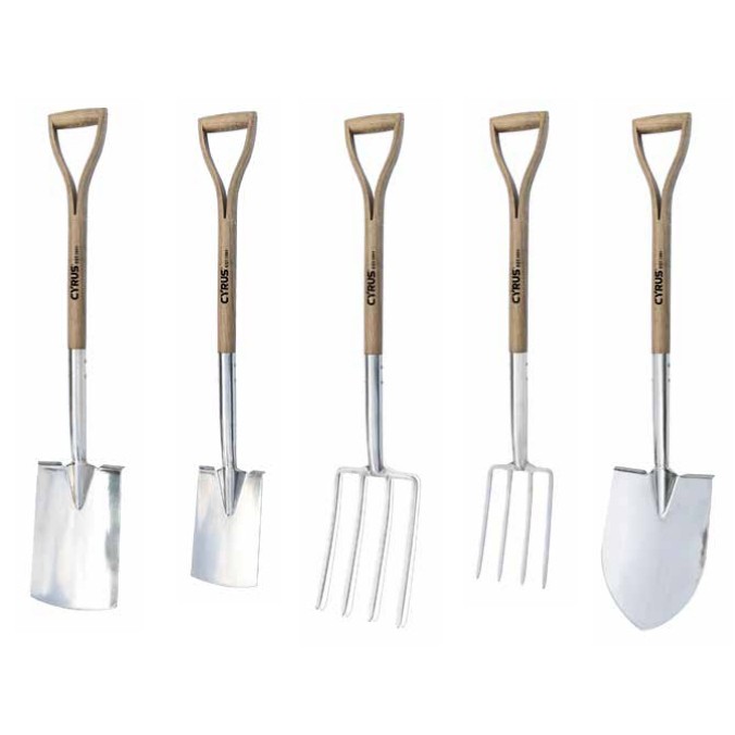 ชุดพลั่วและส้อมสแตนเลส